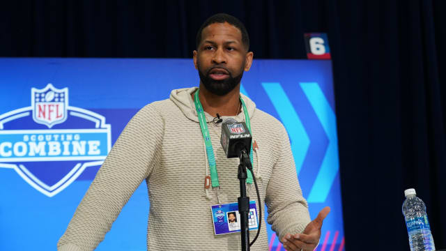 Andrew Berry Meets with the Media at the 2024 NFL Scouting Combine